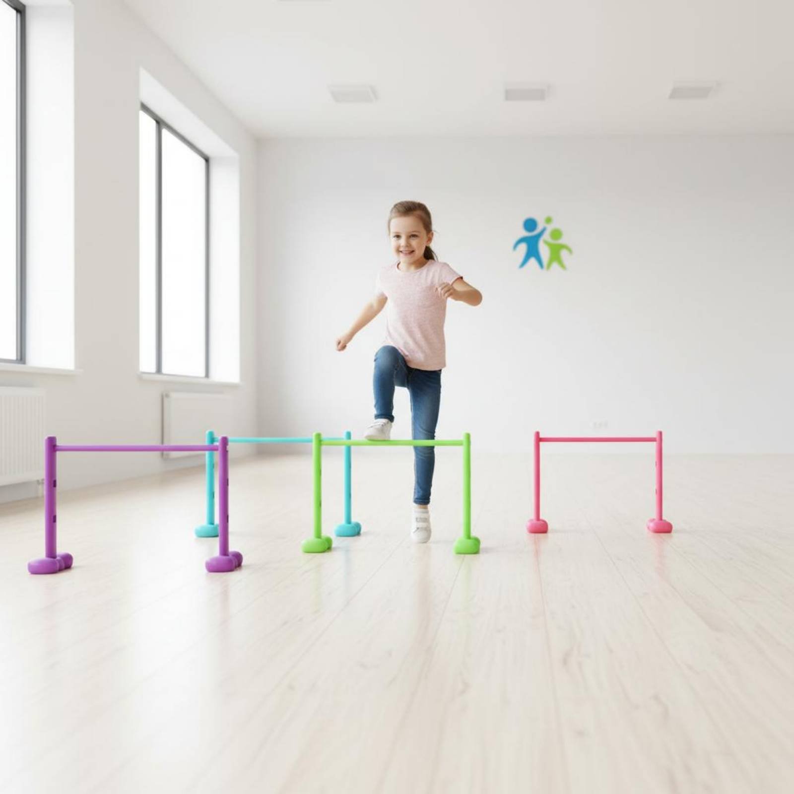 Agility Hurdle Set - 4-częściowy zestaw tuneli do raczkowania, wytrzymały