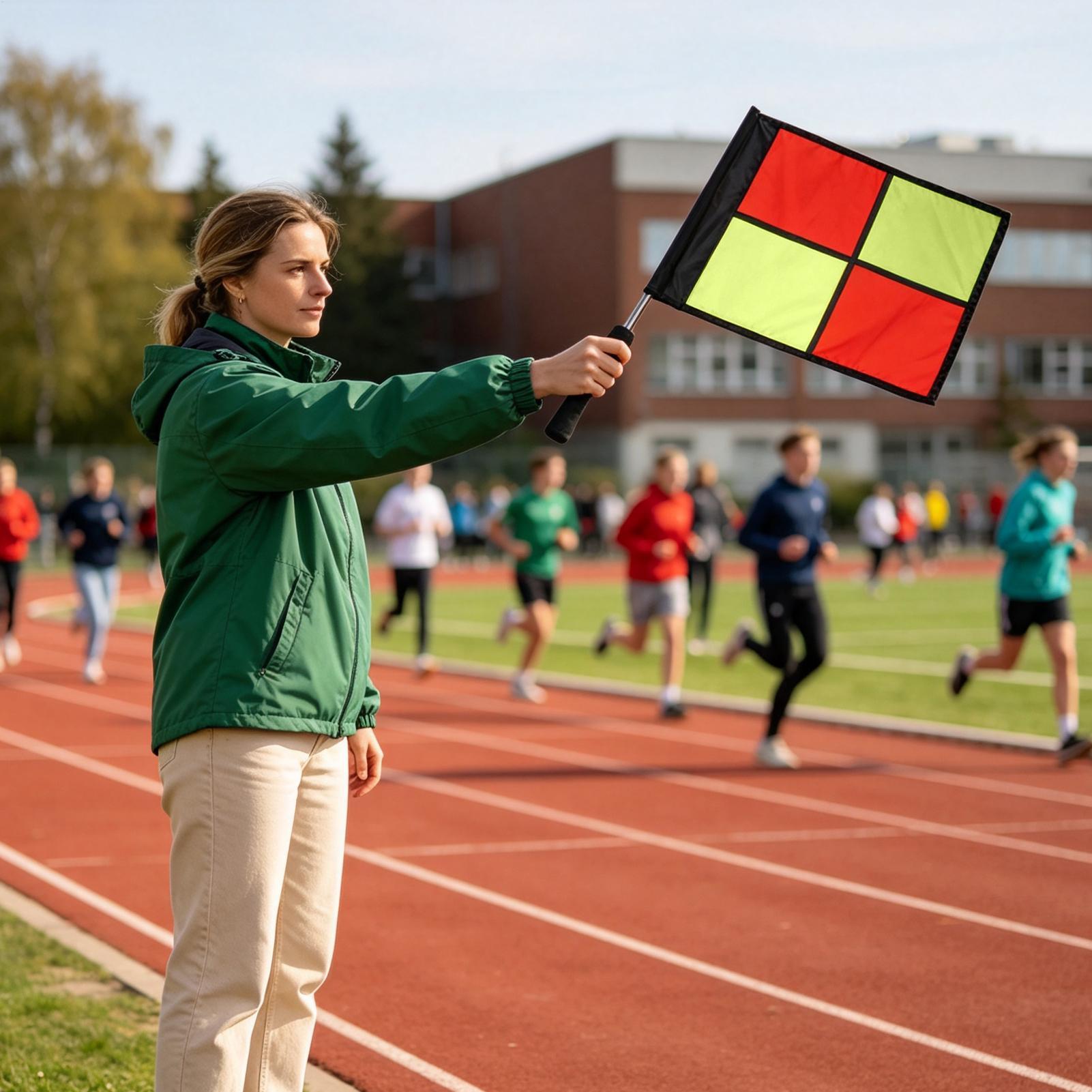 Sports Equipment Football - Flagi sędziowskie do piłki nożnej, 2-częściowy