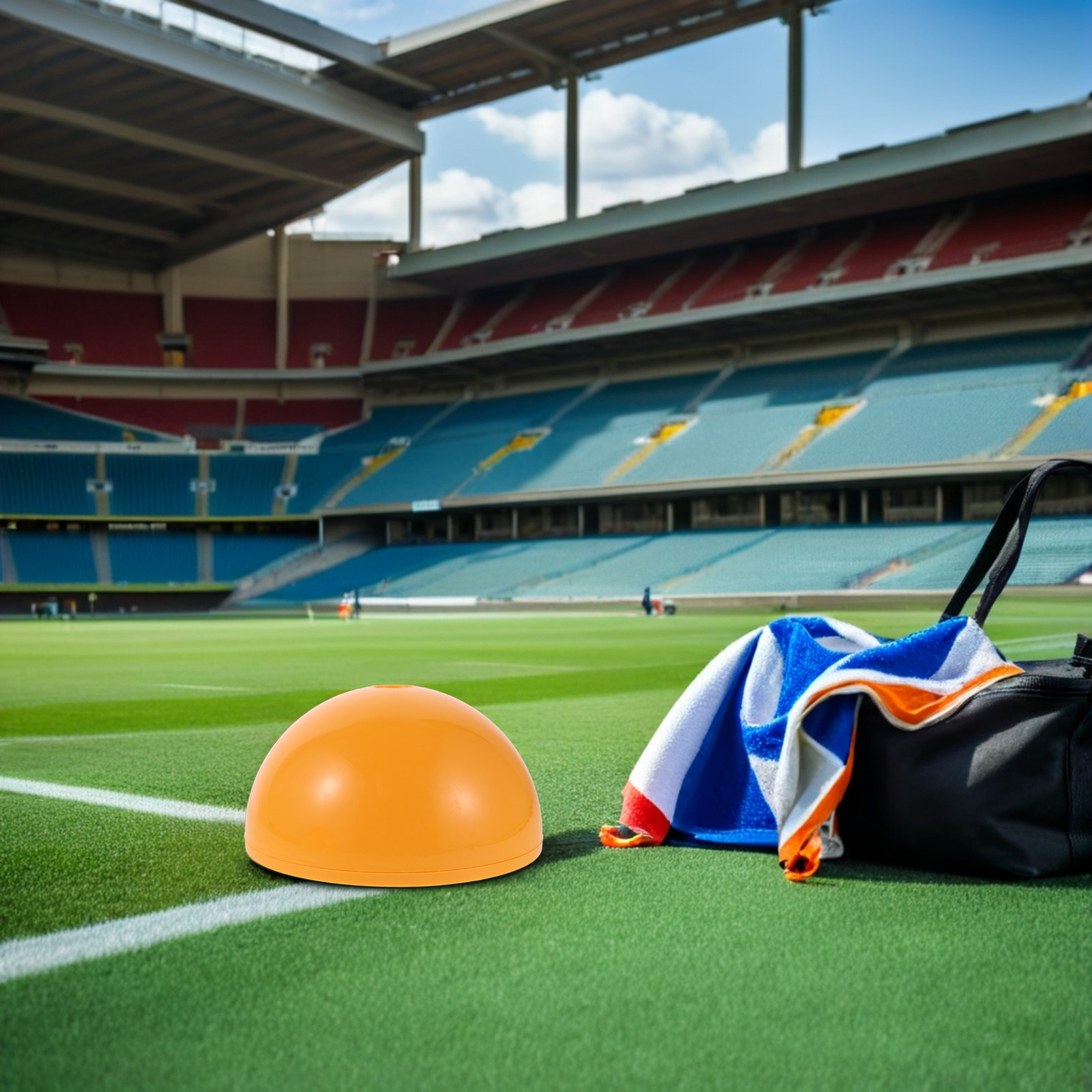 Sports Equipment Football - 2 szt. Stabilne podstawy do masztów