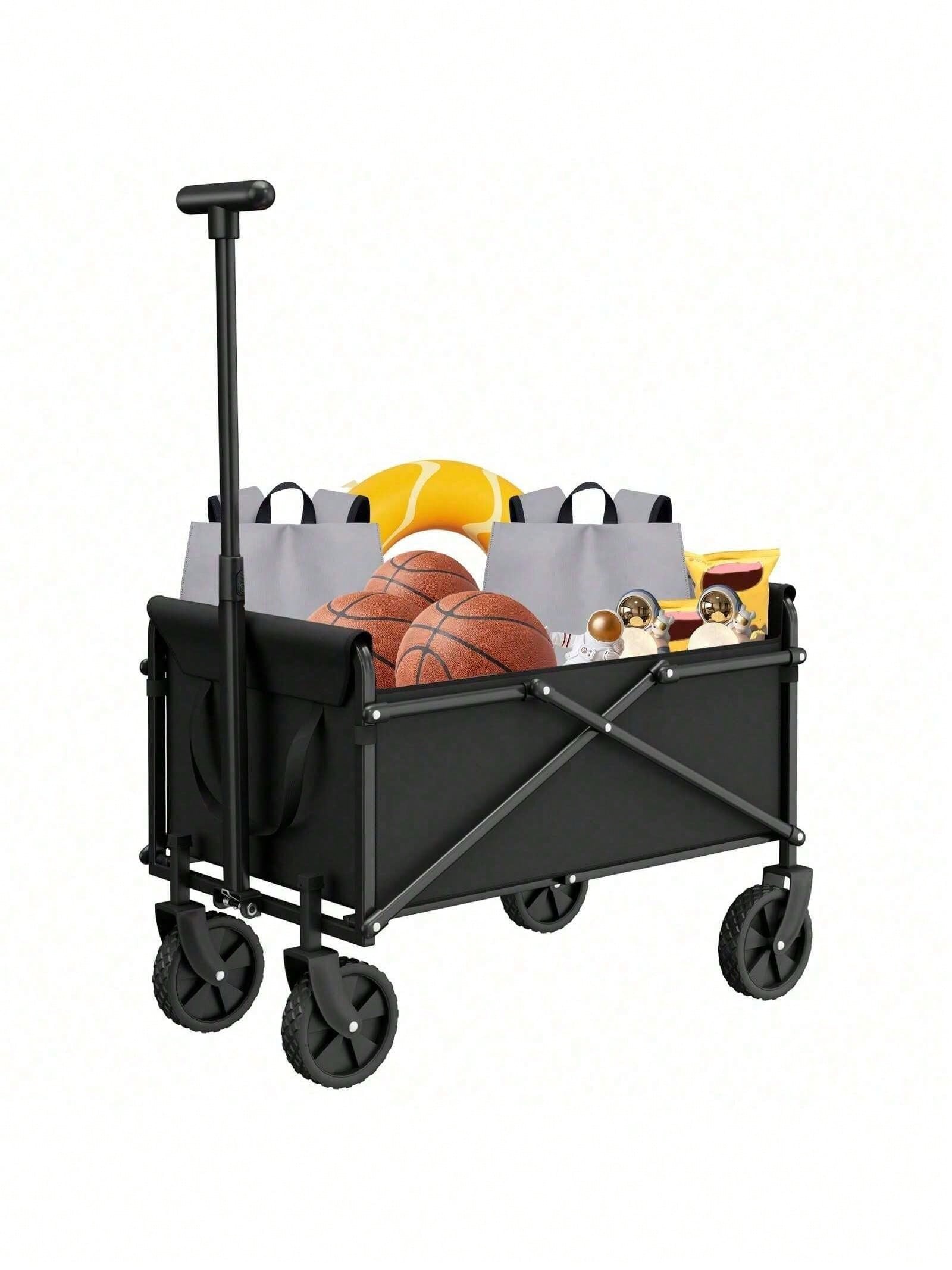 Wytrzymały, składany wózek tra – Sports Equipment Trolley recenzja i cena