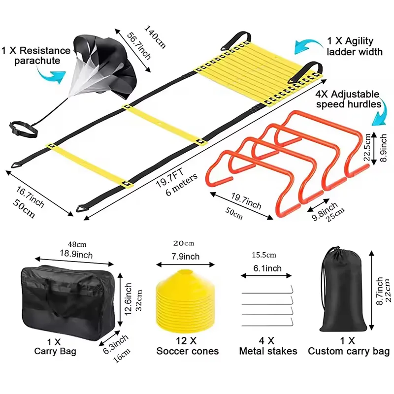 Zestaw do treningu szybkości w – Agility Hurdle Set recenzja i cena