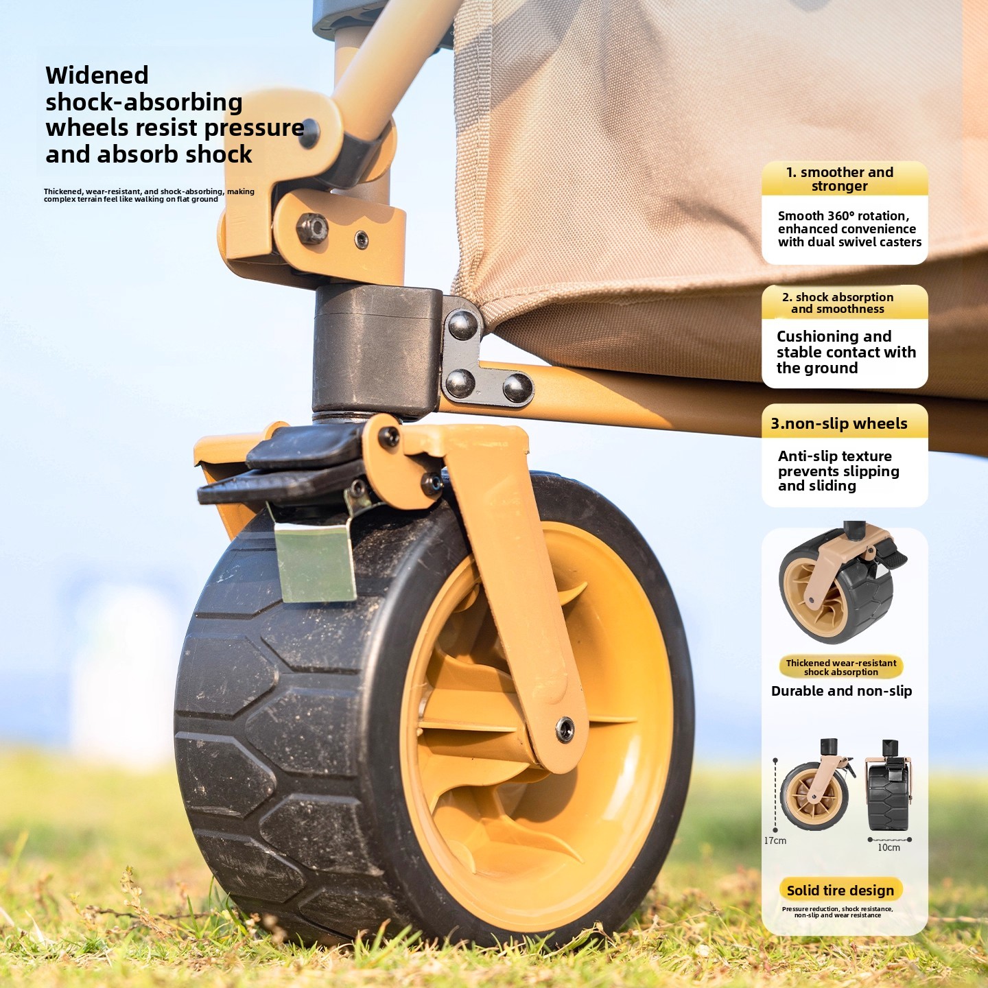 Wózek składany z kółkami, skła – Sports Equipment Trolley recenzja i cena