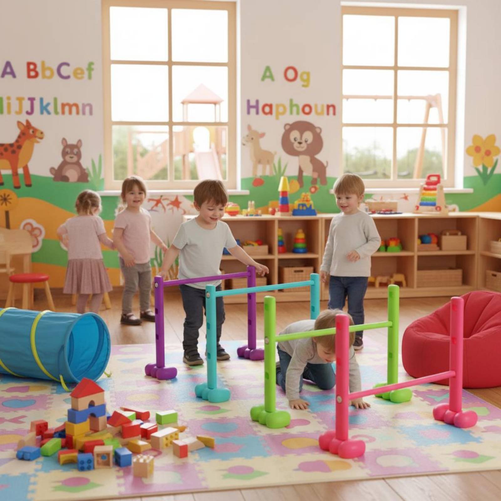 4-częściowy zestaw tuneli do r – Agility Hurdle Set recenzja i cena