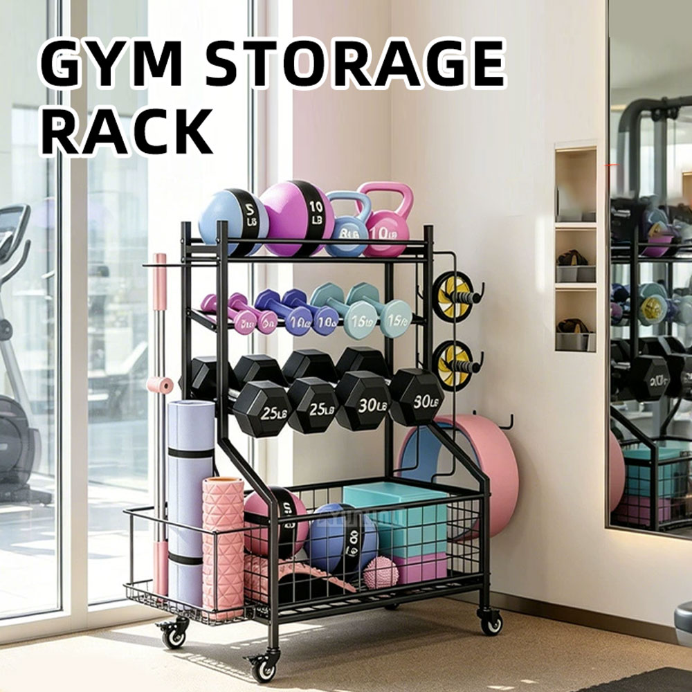 Yunlin Li Gym Stojak na hantle – Sports Equipment Trolley recenzja i cena